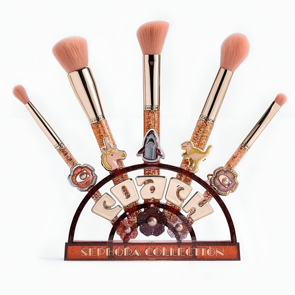 NWT Coach x Sephora Collection Makeup Brush Set | Limited Edition - Picture 3 of 5